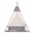 Детская палатка (вигвам) Springos Tipi XXL TIP02 White/Black