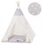 Детская палатка (вигвам) Springos Tipi XXL TIP07 White/Grey