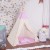 Детская палатка (вигвам) Springos Tipi XXL TIP09 White/Pink
