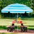Пляжный зонт с регулируемой высотой и наклоном Springos 220 см BU0011