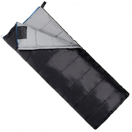 Спальный мешок (спальник) одеяло SportVida SV-CC0069 -3 ...+ 21°C L Black/Grey