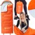 Спальний мішок (спальник) Springos 2 в 1 CS0120 +8 ...+20 °C R Orange/Grey Спальний мішок (спальник) Springos 2 в 1 CS0120 +8 ...+20 °C R Orange/Grey