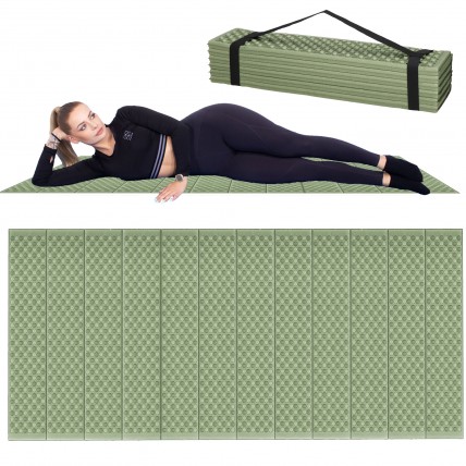 Каремат туристический Springos XPE 182 x 60 x 0.8 cм складной PM0010 Green/Grey