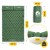 Килимок (каримат) надувний Mountain Goat 200 x 120 x 7 см двомісний з вбудованим насососм Navy Green (P-5905973403573)