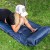 Коврик самонадувающийся Springos 193 x 66 x 3.5 см с подушкой PM054 Navy Blue