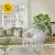 Крісло-гойдалка 4FIZJO Boho Dream 80 см з подушкою, підвісна, плетена Grey (P-5905973404532)