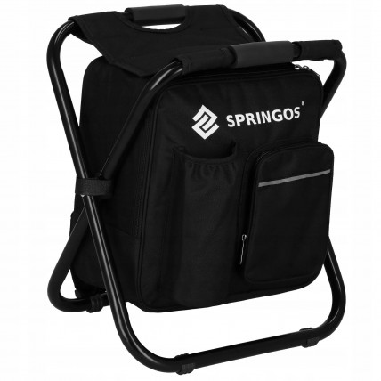 Крісло (стілець) з рюкзаком для кемпінгу та рибалки Springos CS0012