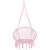 Подвесное кресло-качели (плетеное) Springos SPR0042 Pink