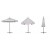 Зонт садовый угловой с наклоном Springos 350 см GU0009