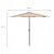 Зонт садовый стоячий (для террасы, пляжа) с наклоном Springos 290 см GU0016