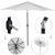 Зонт садовый стоячий (для террасы, пляжа) с наклоном Springos 290 см GU0020