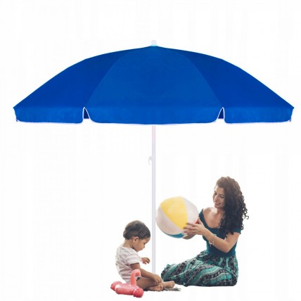Пляжна (садова) парасолька підсилена з регульованою висотою Springos 240 см BU0003