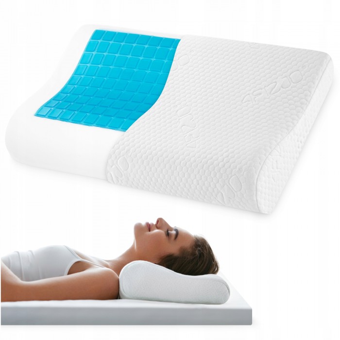 Подушка ортопедическая 4FIZJO Ergo+ 40 x 60 см охлаждающая для сна White (P-5907739317025)