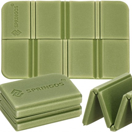 Сидушка туристическая Springos XPE 37.5 x 28 x 0.6 см складная PM0012 Green