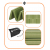 Сидушка туристическая Springos XPE 37.5 x 28 x 0.6 см складная PM0012 Green Сидушка туристическая Springos XPE 37.5 x 28 x 0.6 см складная PM0012 Green