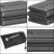 Сидушка туристическая Springos XPE 37.5 x 28 x 0.6 см складная PM0013 Black
