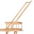 Санки дерев'яні Springos 90 см зі спинкою та ручкою-штовхачем SAN003