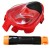 Маска для снорклінгу (плавання) SportVida SV-DN0021 Size S/M Black/Red