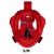 Маска для снорклинга (плавания) SportVida SV-DN0021 Size S/M Black/Red