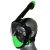 Маска для снорклінгу (плавання) SportVida SV-DN0023 Size L/XL Black/Green