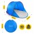 Намет пляжний 4FIZJO Pop-Up 195 x 120 см саморозкладний Blue/Red (P-5905973405164)