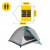 Намет туристичний Mountain Goat Prime Duo 2-місний Grey (P-5905973406550)