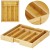 Органайзер-лоток для столових приборів Springos 45-28 x 33.5 см розсувний із бамбука HA5089