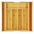 Органайзер-лоток для столових приборів Springos 45-28 x 33.5 см розсувний із бамбука HA5089