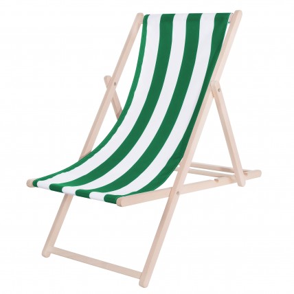 Шезлонг (кресло-лежак) деревянный для пляжа, террасы и сада Springos DC0010 DSWLG