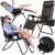 Шезлонг (кресло-лежак) для пляжа, террасы и сада Springos Zero Gravity GC0001
