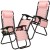 Шезлонг (кресло-лежак) для пляжа, террасы и сада Springos Zero Gravity GC0027