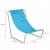 Шезлонг (лежак) для пляжа, террасы и сада Springos GC0026