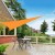 Тент-парус тіньовий для дому, саду та туризму Springos 3 x 3 x 3 м SN1019 Orange
