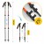 Трекінгові палиці Mountain Goat Peak+ 65-135 см Black/Orange (P-5907739318275)