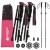 Трекінгові палиці Mountain Goat Pro+ 43-130 см Black/Pink (P-5905973404662)