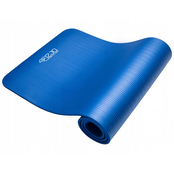 Коврик (мат) для йоги и фитнеса 4FIZJO NBR 1.5 см 4FJ0112 Blue