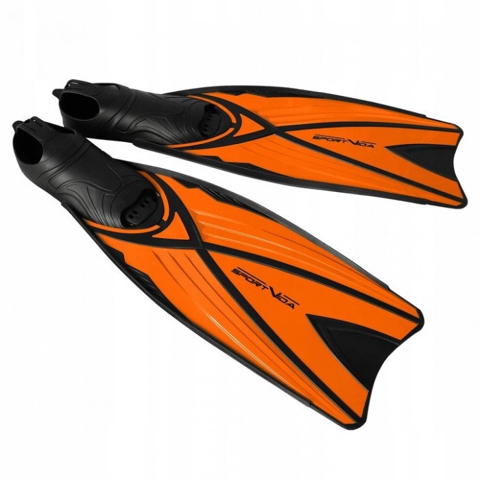 Ласты SportVida SV-DN0006-XXL Size 46-47 Black/Orange