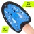 Лопатки для плавання в басейні TSUNAMI Swimming Paddles 2 шт Black/Blue (P-5905973405355)