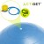 М'яч для фітнесу (арахіс) Actiget Air Ball Peanut 40 x 85 см ACT0150 Blue