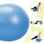 М'яч для фітнесу (арахіс) Actiget Air Ball Peanut 40 x 85 см ACT0150 Blue
