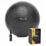 М'яч для фітнесу (фітбол) 4FIZJO 55 см Anti-Burst 4FJ0399 Black