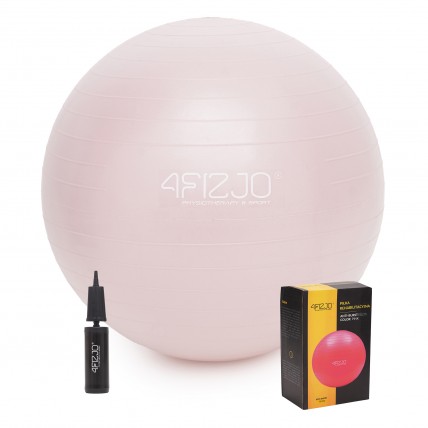 Мяч для фитнеса (фитбол) 4FIZJO 65 см Anti-Burst 4FJ0401 Pink