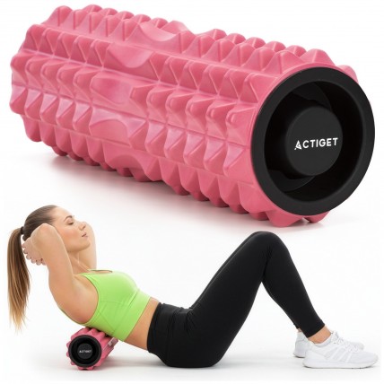 Массажный ролик Actiget EVA 33 x 13 см (валик, роллер) ACT0100 Pink Массажный ролик Actiget EVA 33 x 13 см (валик, роллер) ACT0100 Pink