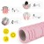 Масажний ролик Cornix EVA 45 x 14 см (валик, роллер) XR-0037 Light Pink