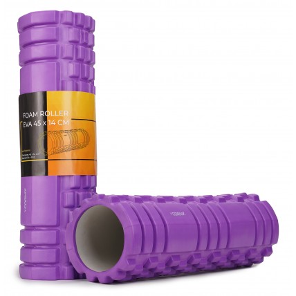 Масажний ролик Cornix EVA 45 x 14 см (валик, роллер) XR-0042 Violet