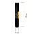 Массажный ролик Cornix EVA+ 90 x 15 см (валик, роллер) XR-0315 Black