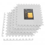 Мат-пазл (ласточкин хвост) Cornix Mat Puzzle EVA 120 x 120 x 1 cм XR-0233 White