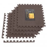 Мат-пазл (ласточкин хвост) Cornix Mat Puzzle EVA 120 x 120 x 1 cм XR-0238 Braun