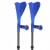 Костыли ортопедические 4FIZJO PRO 2 шт с опорой для локтя, регулируемые Blue (P-5905973403580)
