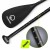 Весло для SUP-доски TSUNAMI 2 в 1 160-225 см, регулируемое, складное, Black (P-5907739316431)